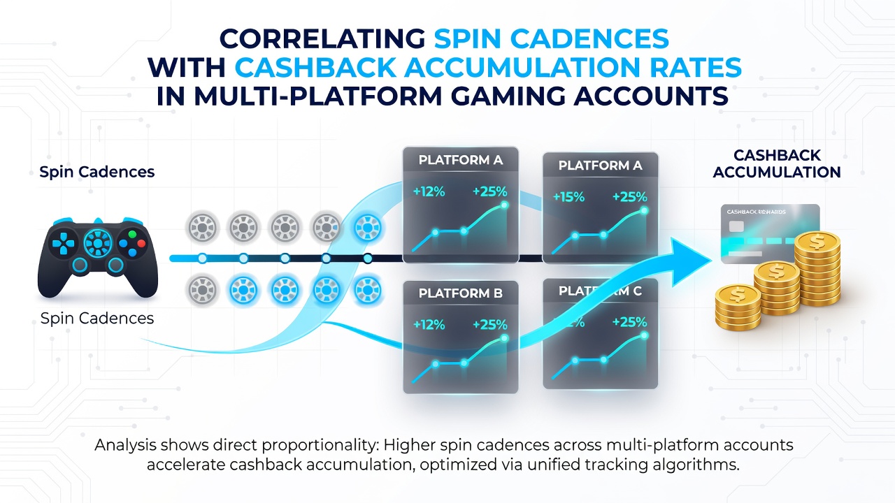 Chart comparing cashback rates against varying spin interval distributions in multi-site accounts